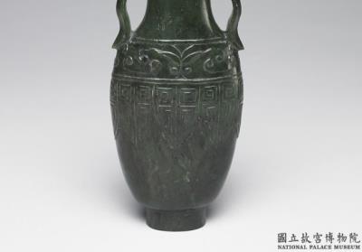 图片[2]-Jade vase, Qing dynasty (1644-1911)-China Archive